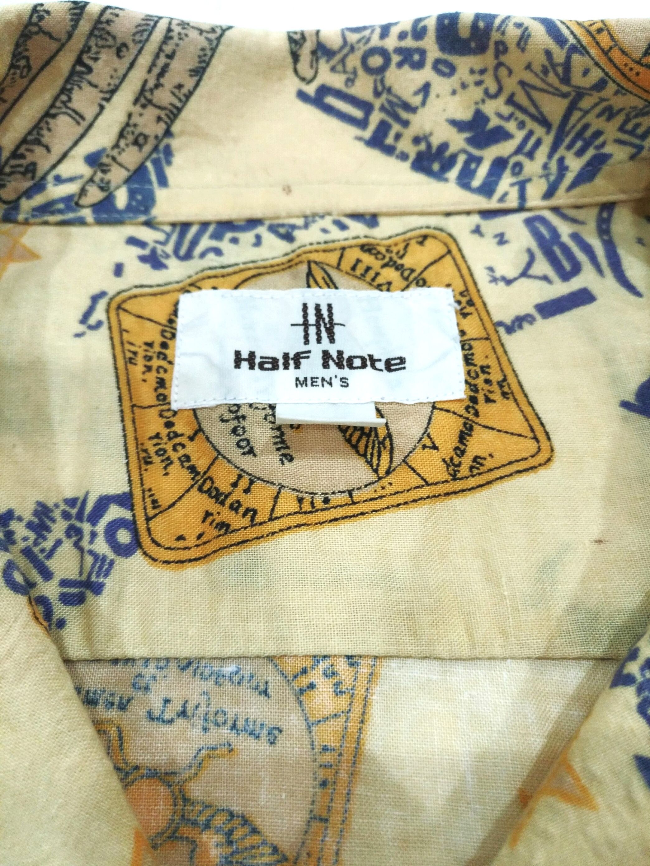 Japanese Brand VERY RARE! VTG HALF NOTE ZODIAC MOTIF HAWAII SHIRT Size US XL / EU 56 / 4 - 3 Thumbnail