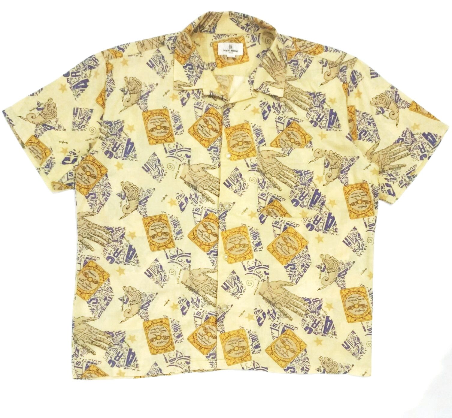 Japanese Brand VERY RARE! VTG HALF NOTE ZODIAC MOTIF HAWAII SHIRT Size US XL / EU 56 / 4 - 1 Thumbnail