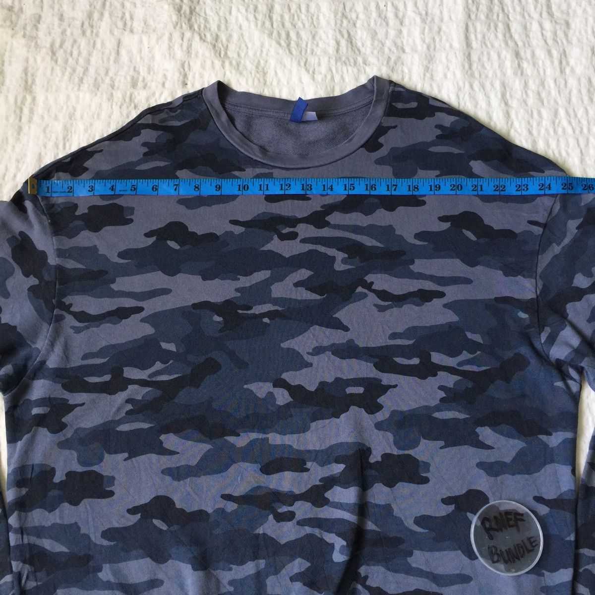 H&M Divided H&M Sweatshirt Blue Camouflaged Fashionable style Size US L / EU 52-54 / 3 - 17 Thumbnail