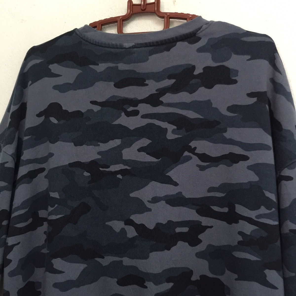 H&M Divided H&M Sweatshirt Blue Camouflaged Fashionable style Size US L / EU 52-54 / 3 - 10 Thumbnail