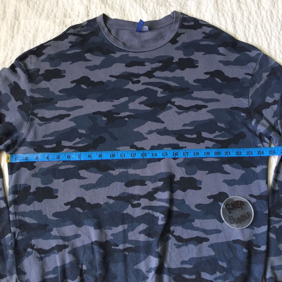H&M Divided H&M Sweatshirt Blue Camouflaged Fashionable style Size US L / EU 52-54 / 3 - 16 Thumbnail