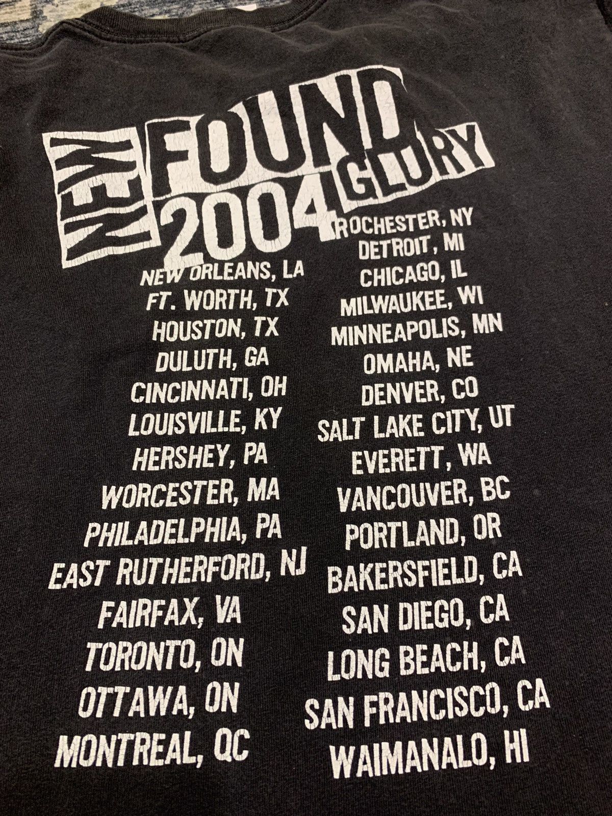 Band Tees × Vintage Vintage 04 New Found Glory Tour American Punk Band Size US L / EU 52-54 / 3 - 5 Thumbnail