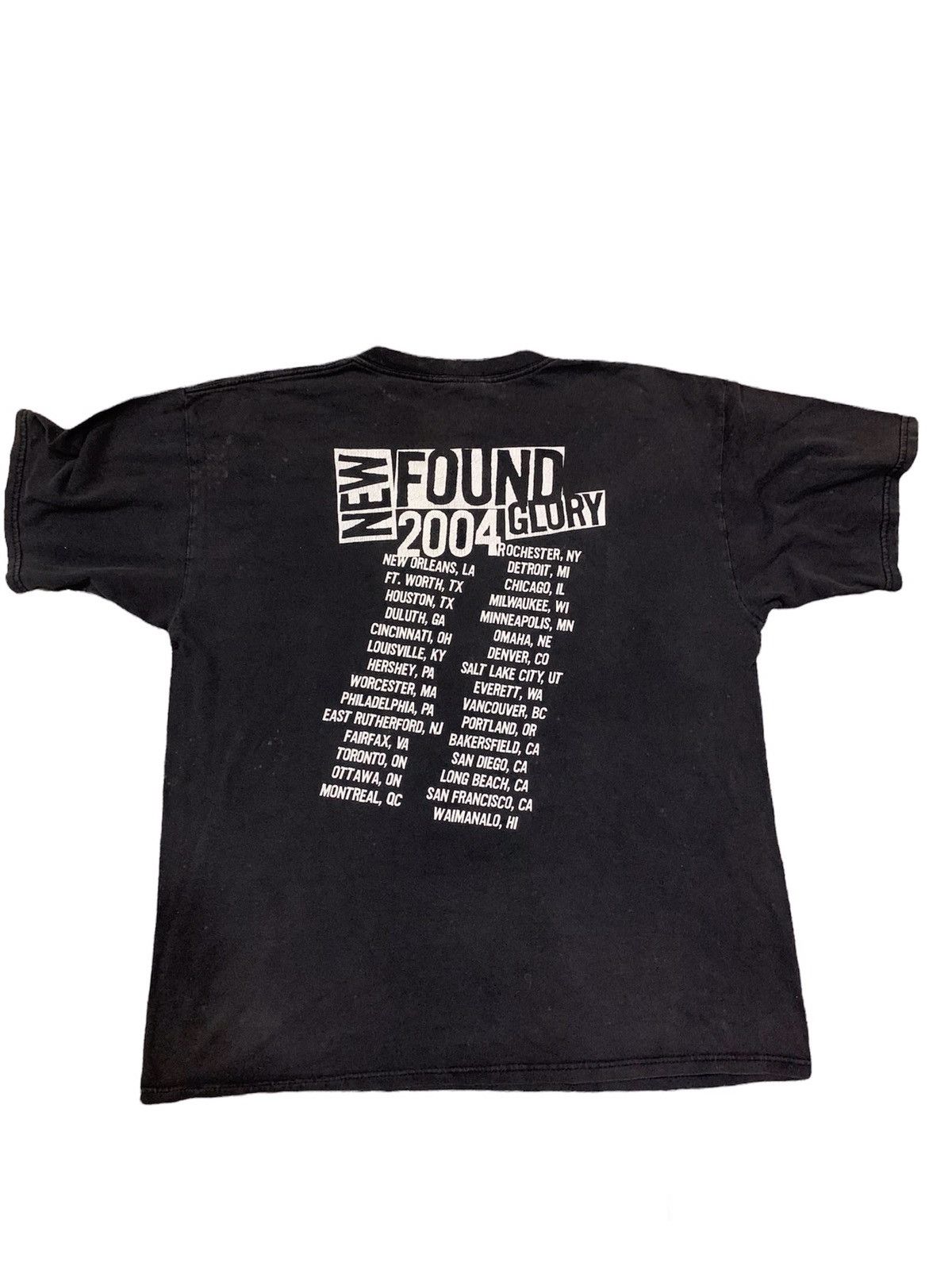 Band Tees × Vintage Vintage 04 New Found Glory Tour American Punk Band Size US L / EU 52-54 / 3 - 3 Thumbnail