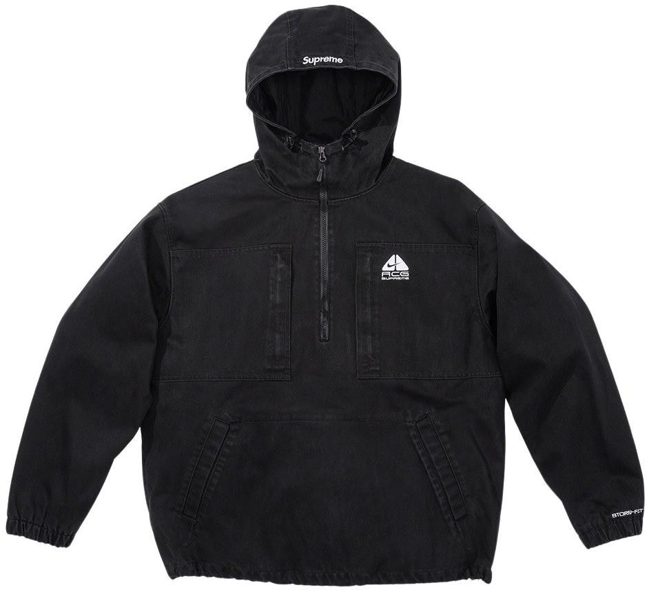 Nike × Nike ACG × Supreme Supreme Nike ACG Denim Pullover Jacket Black Medium M NEW Size US M / EU 48-50 / 2 - 14 Thumbnail