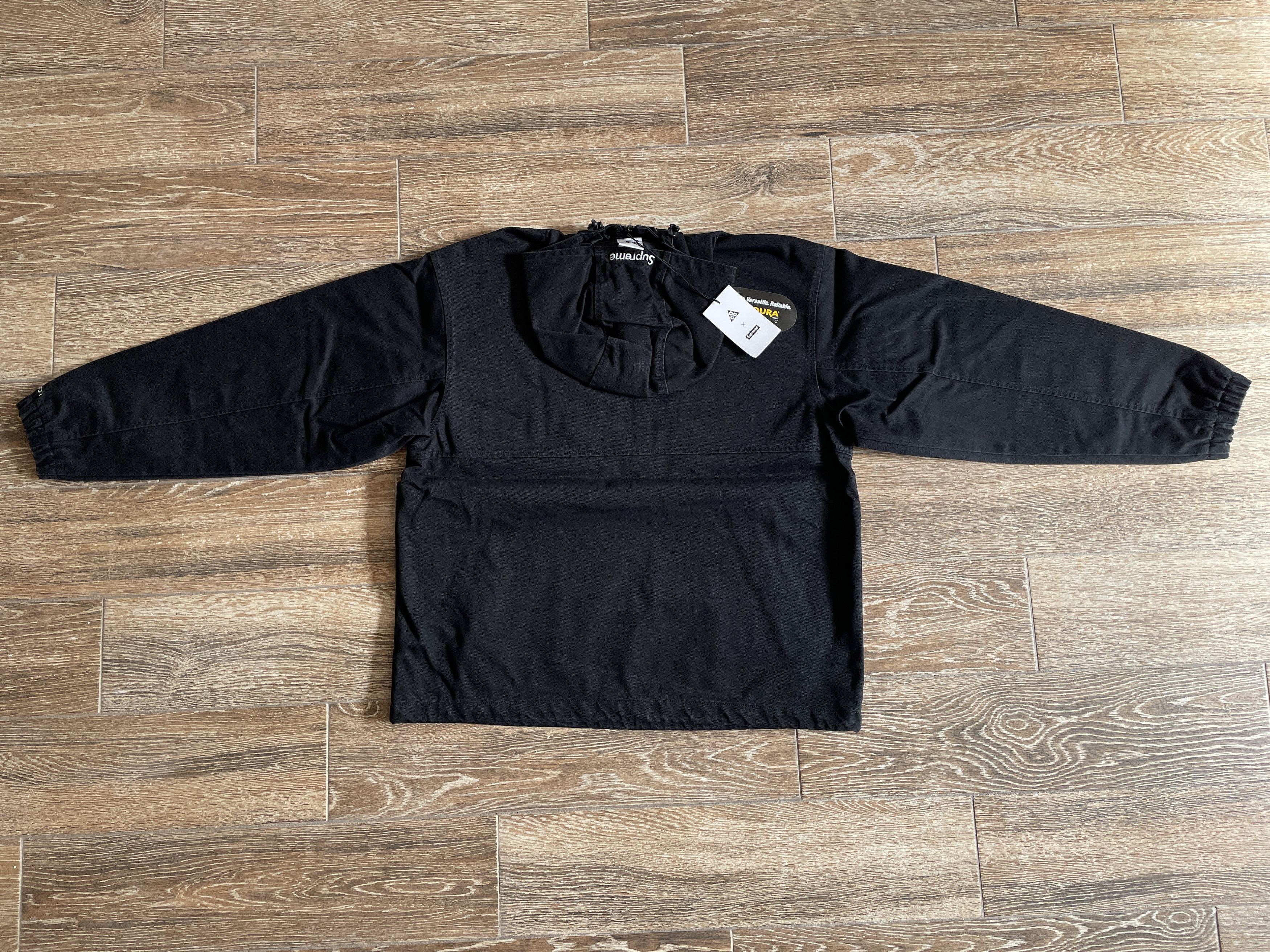 Nike × Nike ACG × Supreme Supreme Nike ACG Denim Pullover Jacket Black Medium M NEW Size US M / EU 48-50 / 2 - 2 Thumbnail