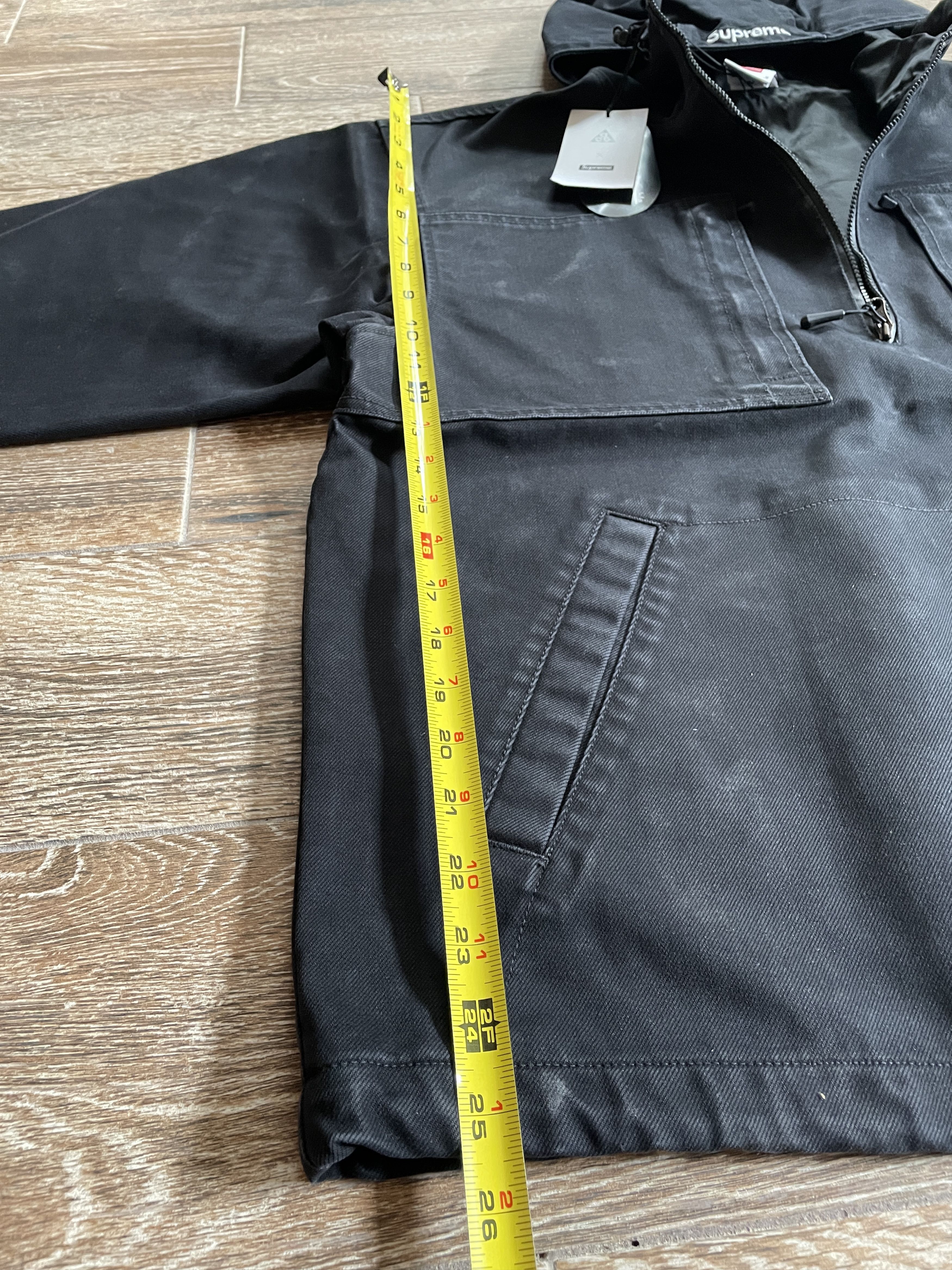 Nike × Nike ACG × Supreme Supreme Nike ACG Denim Pullover Jacket Black Medium M NEW Size US M / EU 48-50 / 2 - 7 Thumbnail