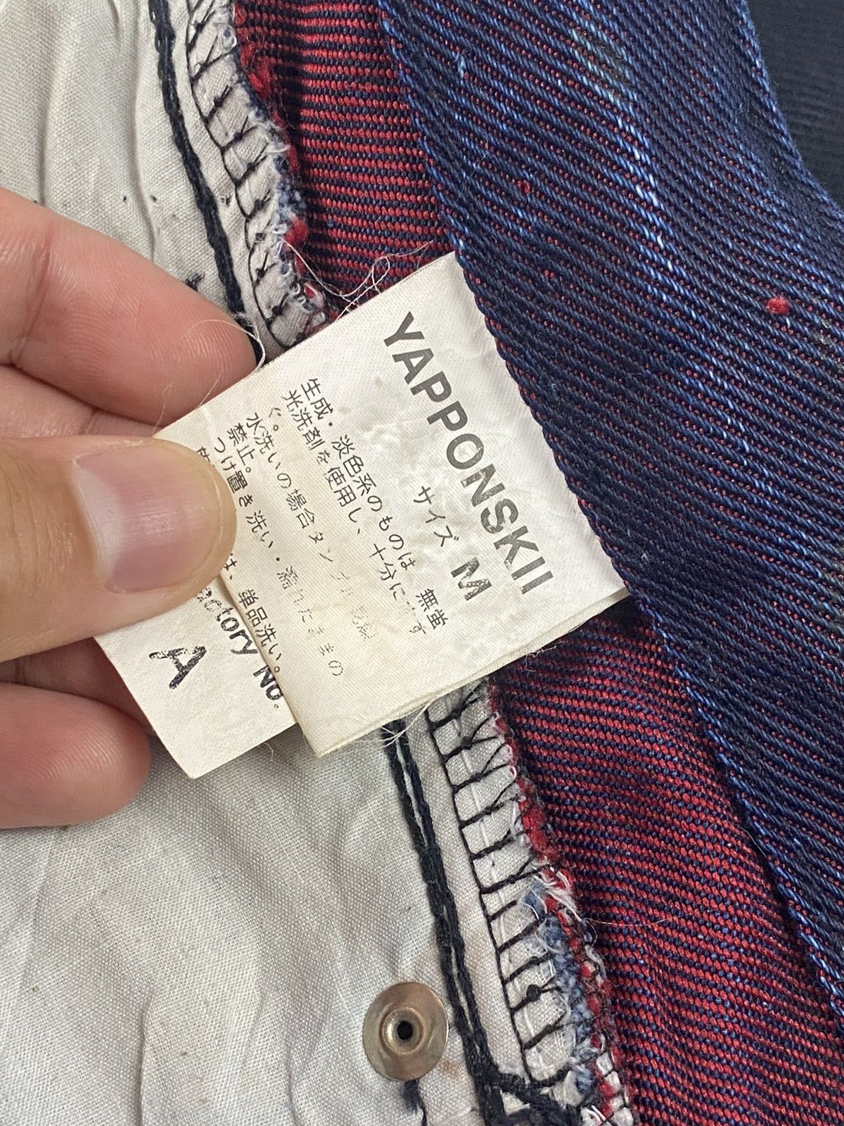 Hysteric Glamour 2000s Yaponskii - Dyed Extra Long Denim Pants Size US 30 / EU 46 - 7 Thumbnail