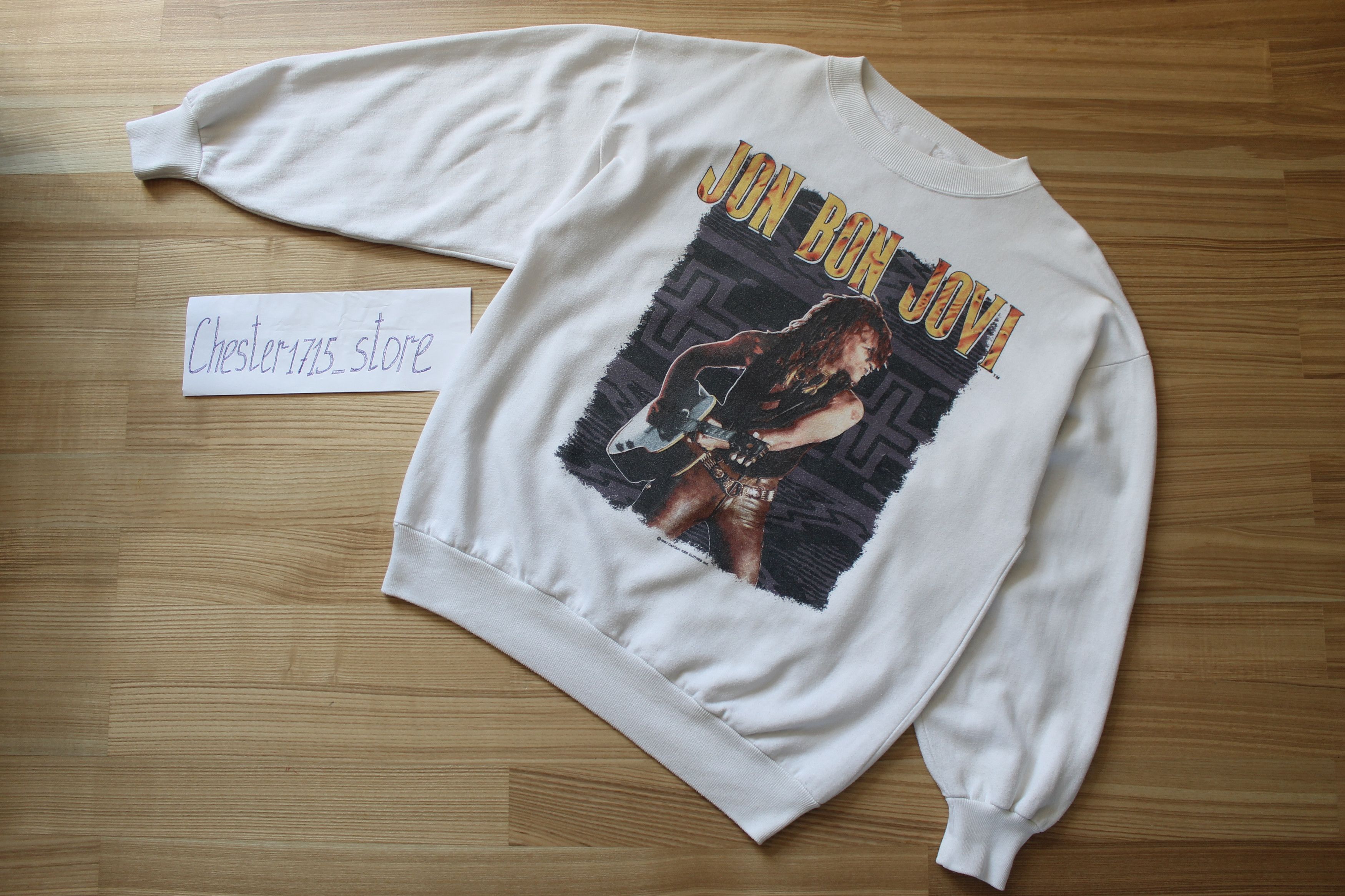 Bon Jovi × Vintage Vintage 1990 Jon Bon Jovi Blaze of Glory Size US L / EU 52-54 / 3 - 5 Thumbnail