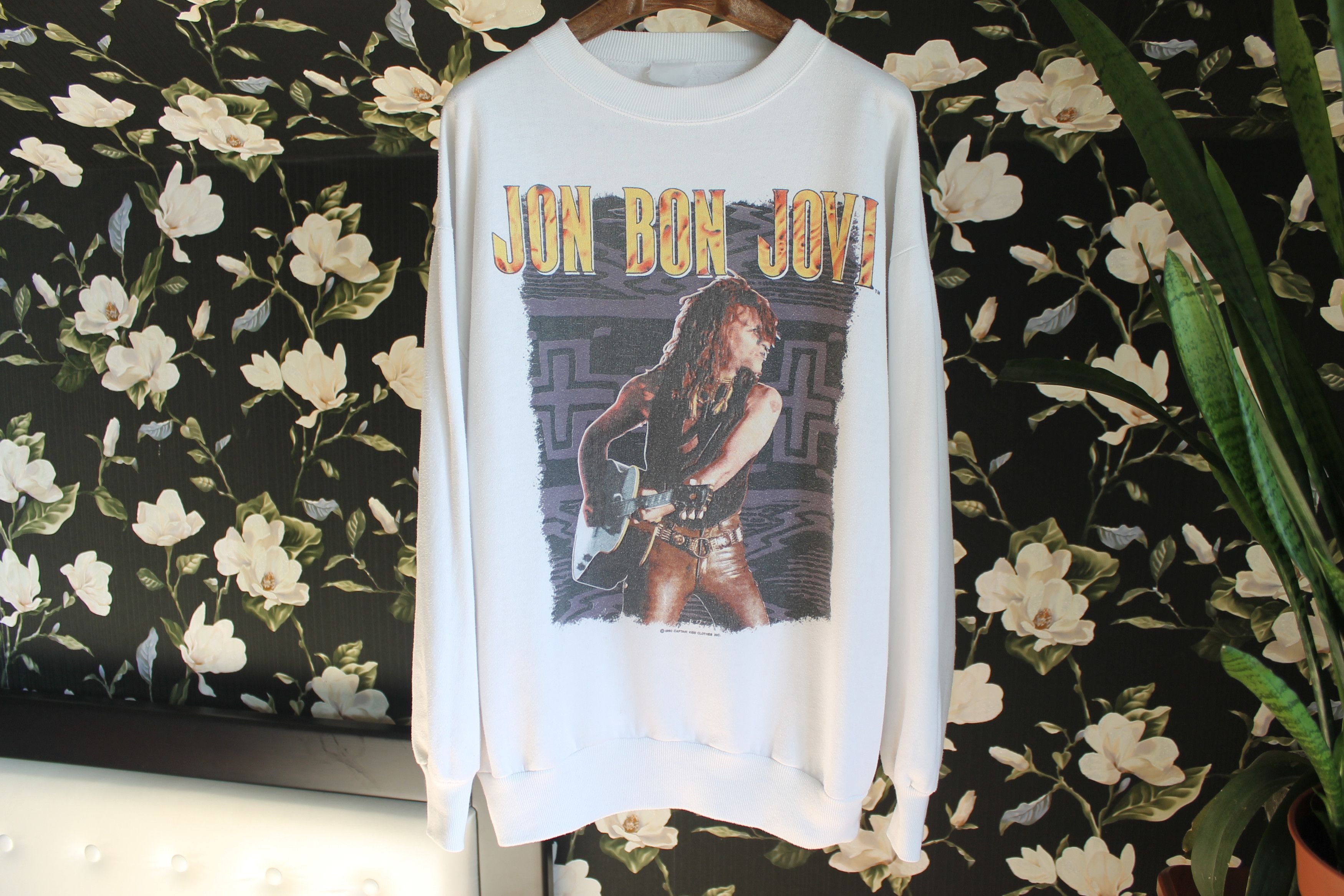 Bon Jovi × Vintage Vintage 1990 Jon Bon Jovi Blaze of Glory Size US L / EU 52-54 / 3 - 1 Thumbnail