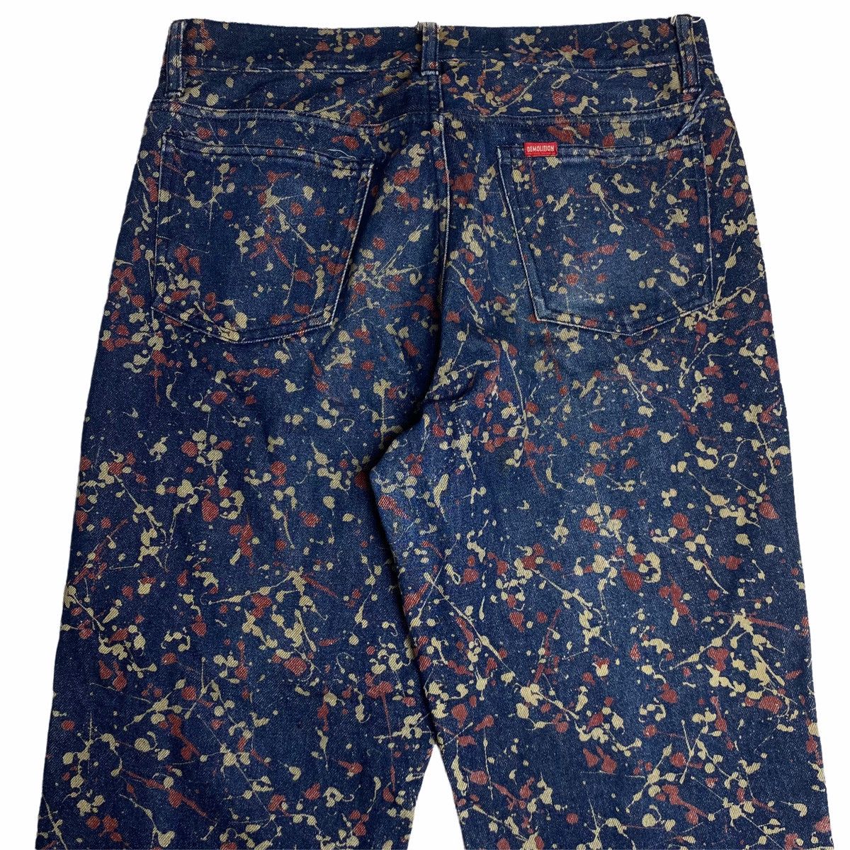 20471120 × Beauty Beast × Japanese Brand 1990s 291295=Homme - Printed Splatter Denim Pants Size US 30 / EU 46 - 5 Thumbnail