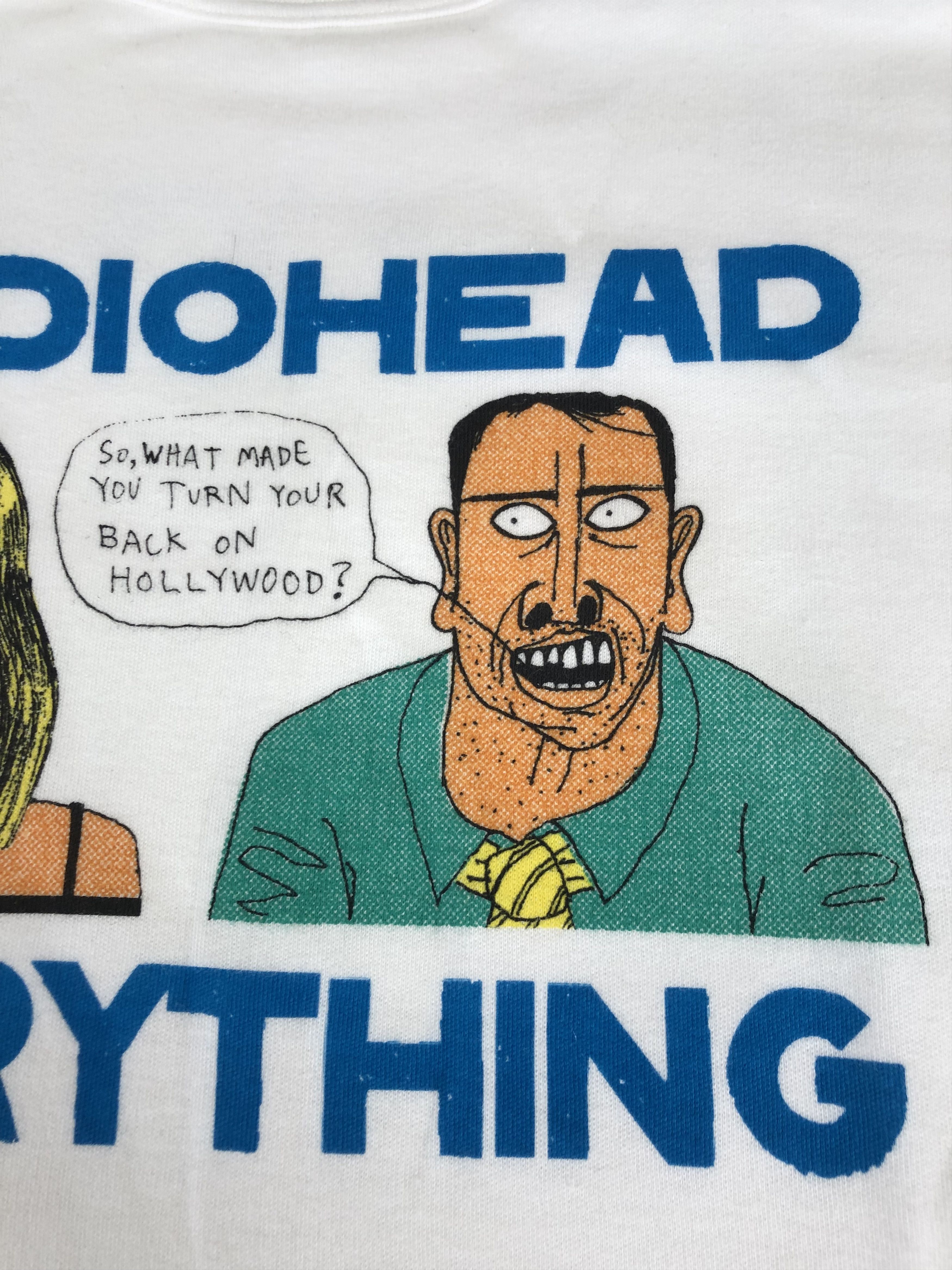 Band Tees Vintage 2000 Radiohead (Pearl Jam Green Day Pink Floyd) Size US S / EU 44-46 / 1 - 4 Thumbnail