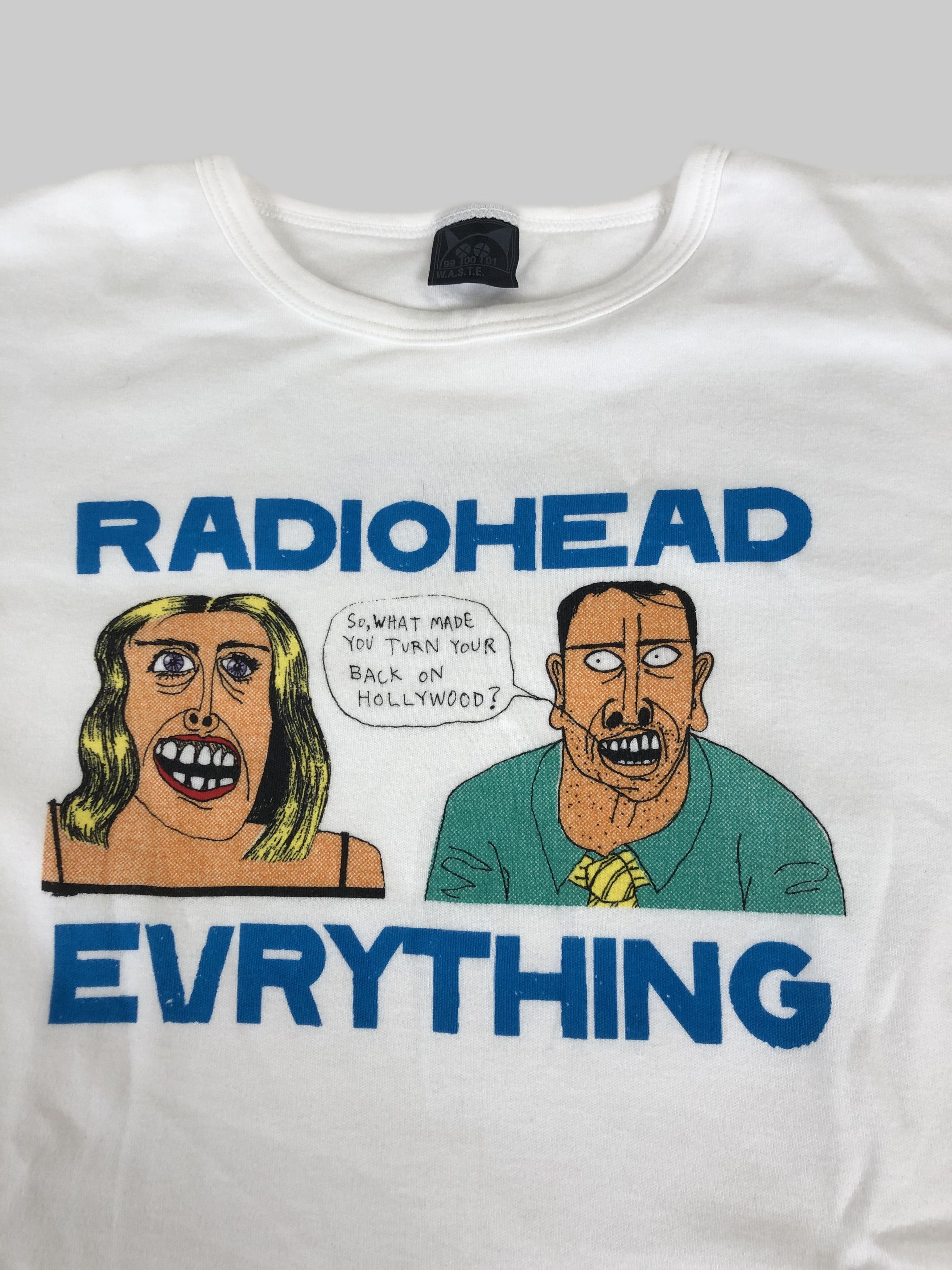 Band Tees Vintage 2000 Radiohead (Pearl Jam Green Day Pink Floyd) Size US S / EU 44-46 / 1 - 2 Thumbnail