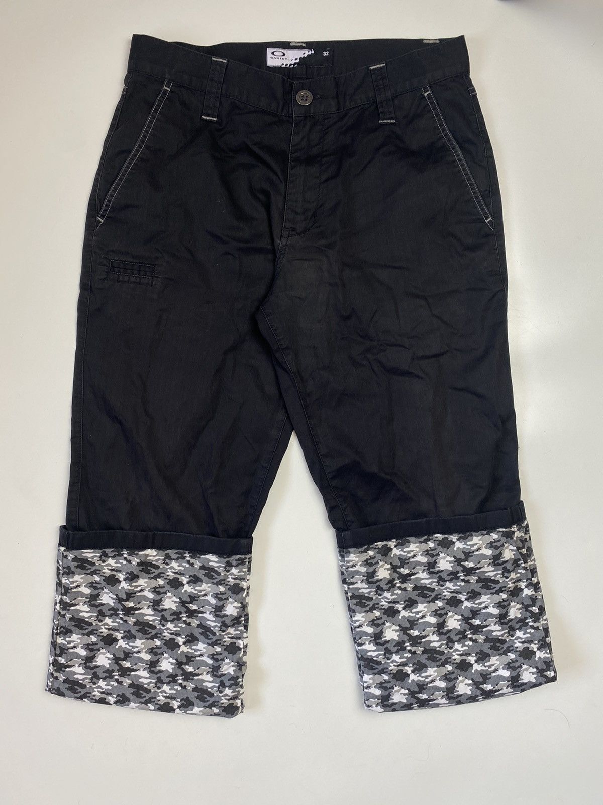 Oakley 1990s Oakley - Folded Camo Long Trousers Size US 32 / EU 48 - 2 Thumbnail