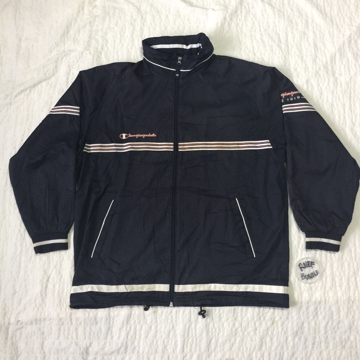 Champion Zipper Jacket Hidden Hoodie