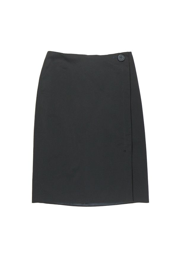 image of 00S Prada Skirt A-Line Black Skirt Uk 10, Women's (Size 30)