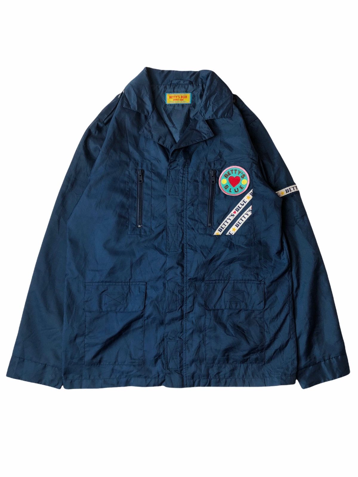 Hysteric Glamour × Japanese Brand 1990s Bettys Blue By Shinji Abe - Nylon Jacket Size US L / EU 52-54 / 3 - 1 Thumbnail