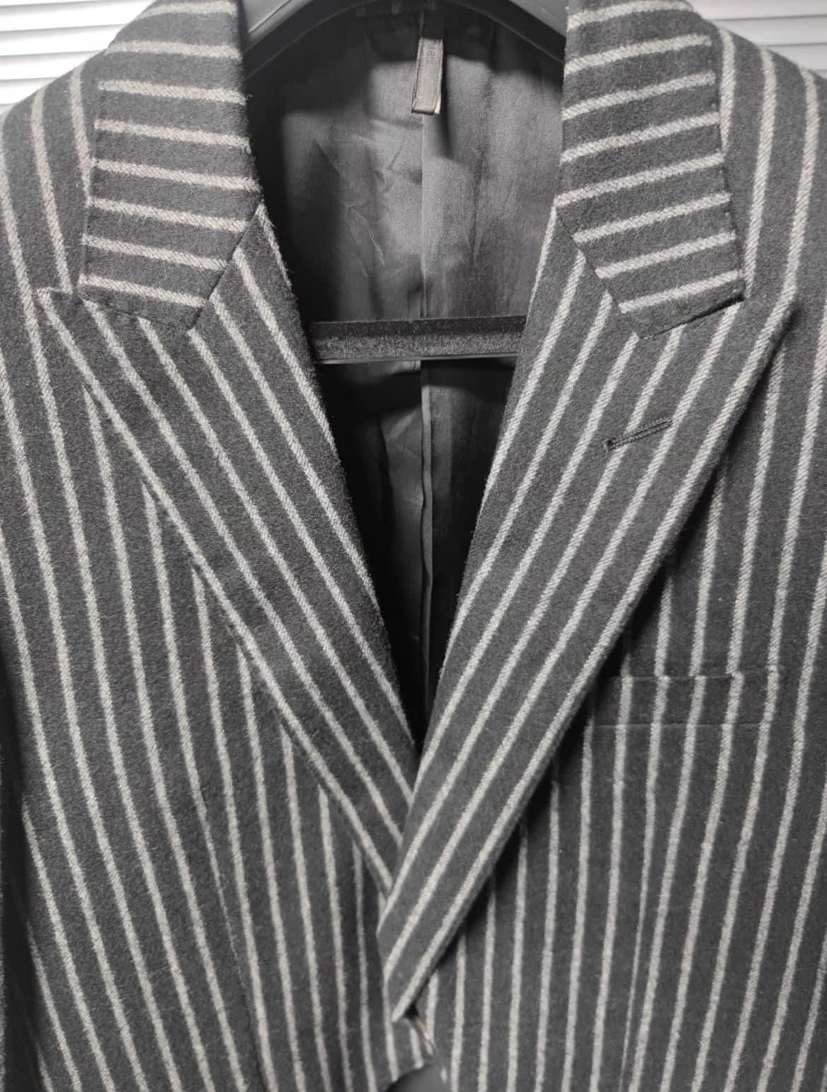 Dior × Hedi Slimane 05FW Runway Pinstripes Blazer Sz44 Size 44S - 2 Thumbnail