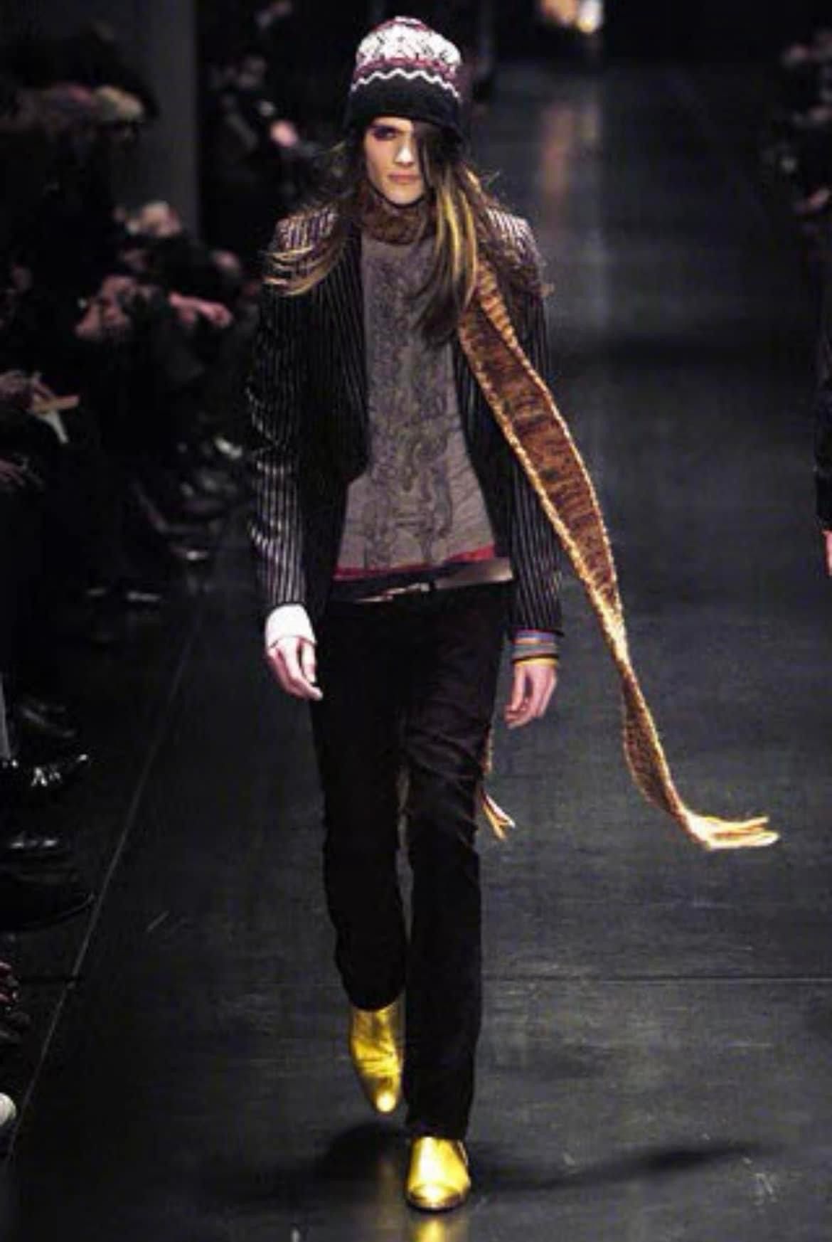 Dior × Hedi Slimane 05FW Runway Pinstripes Blazer Sz44 Size 44S - 7 Thumbnail