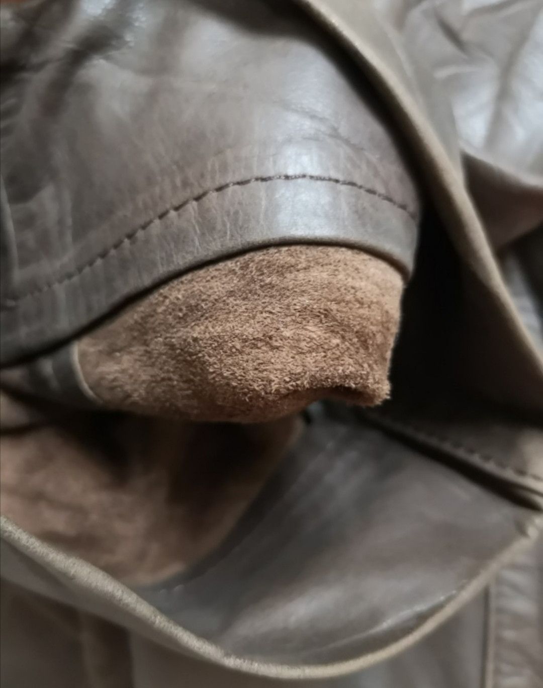ABAHOUSE × Genuine Leather VINTAGE ABAHOUSE COWHIDE LEATHER PANTS Size US 29 - 14 Thumbnail