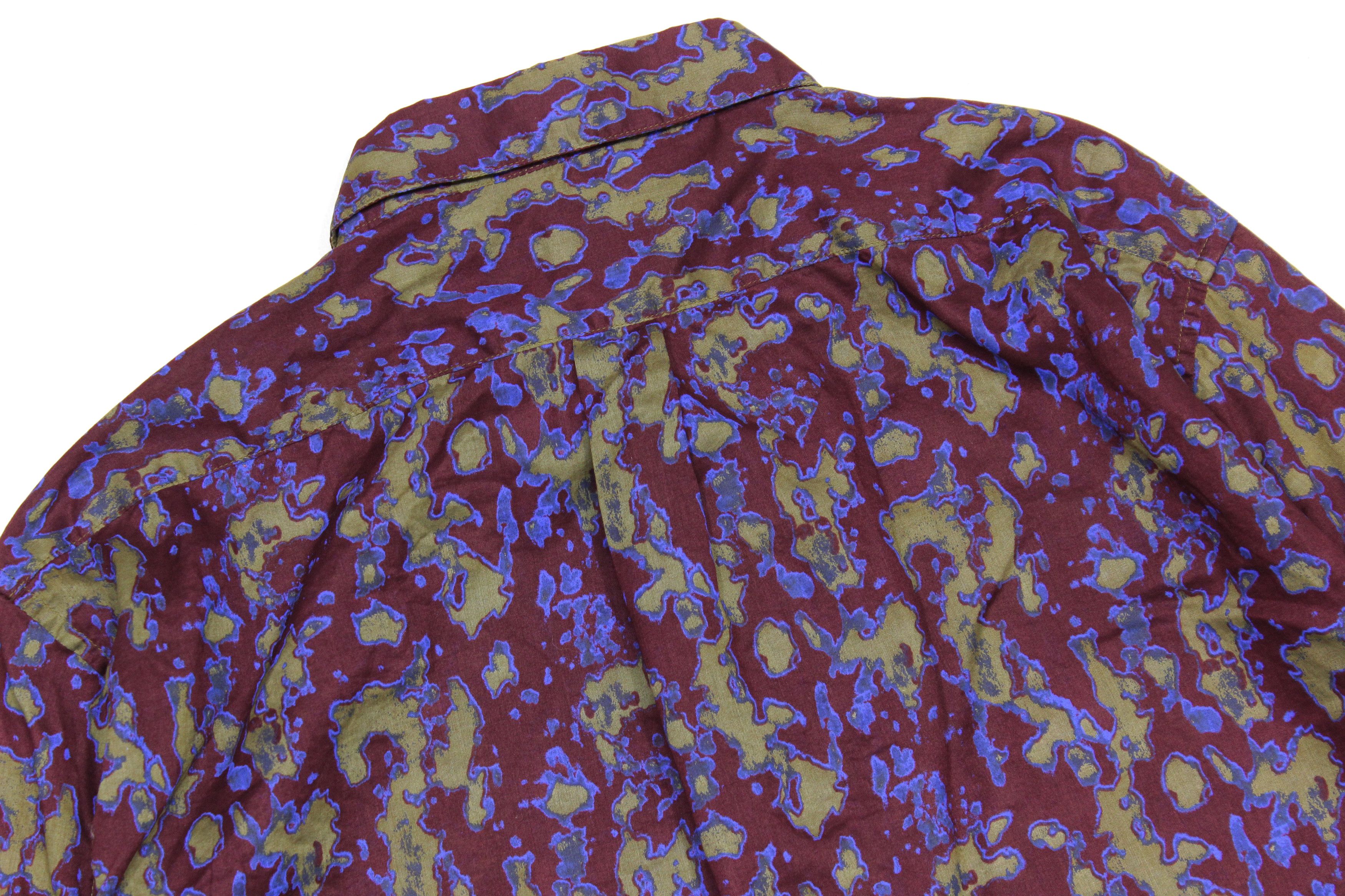 Marc by Marc Jacobs Splatter Mustard Green Multi Camo Shirt Size US XL / EU 56 / 4 - 4 Thumbnail