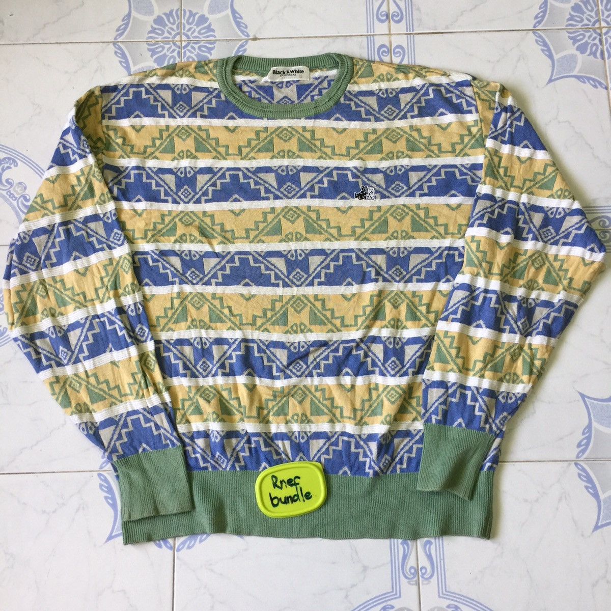 Japanese Brand Rare black & white 4592384 sweatshirt made in Japan Size US L / EU 52-54 / 3 - 1 Thumbnail