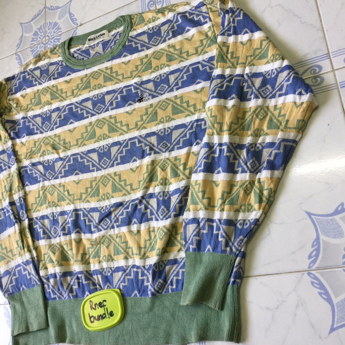 Japanese Brand Rare black & white 4592384 sweatshirt made in Japan Size US L / EU 52-54 / 3 - 5 Thumbnail