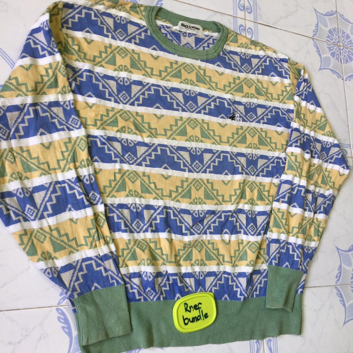 Japanese Brand Rare black & white 4592384 sweatshirt made in Japan Size US L / EU 52-54 / 3 - 6 Thumbnail