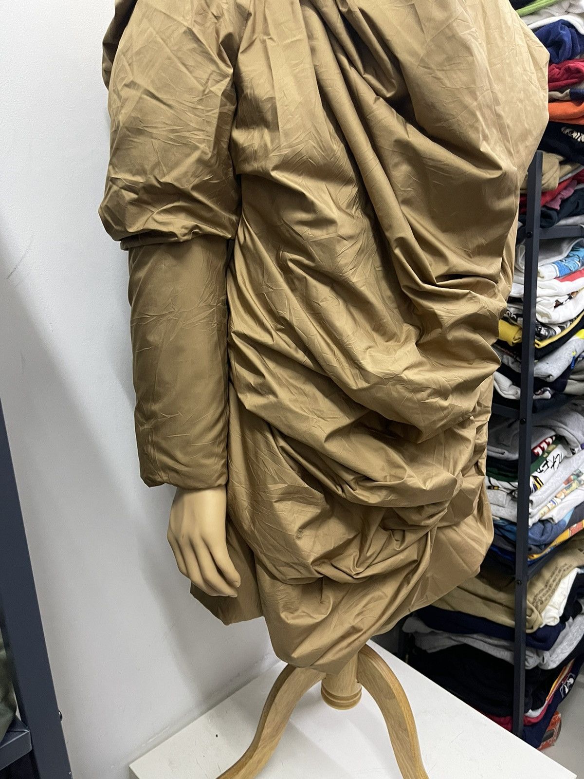 Issey Miyake Issey Miyake Drape Gather Coat Beige Size M / US 6-8 / IT 42-44 - 3 Thumbnail