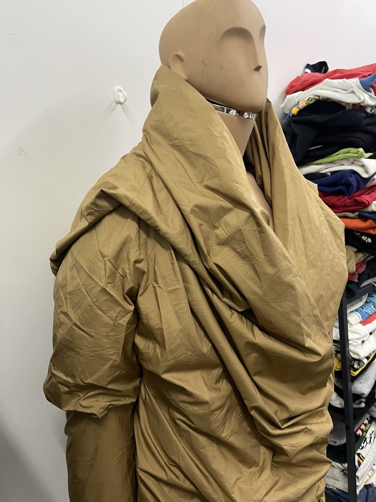 Issey Miyake Issey Miyake Drape Gather Coat Beige Size M / US 6-8 / IT 42-44 - 2 Thumbnail