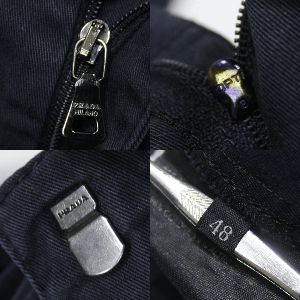 Prada 2000S Sport Navy Washed Pants Size US 32 / EU 48 - 11 Thumbnail