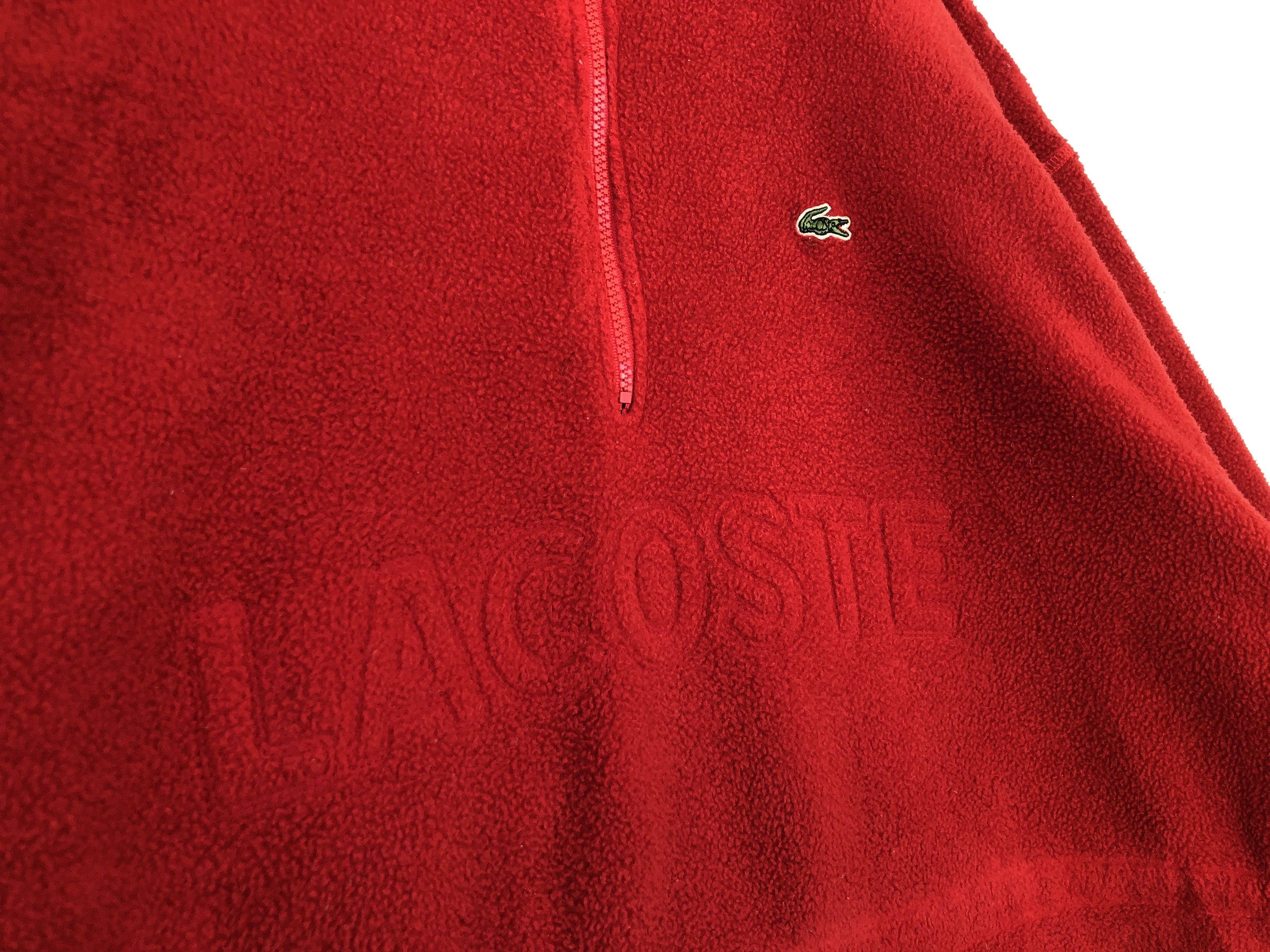 Lacoste × Polartec × Vintage VINTAGE LACOSTE SPORT BIG LOGO POLARTEC FLEECE PULLOVER Size US XL / EU 56 / 4 - 5 Thumbnail