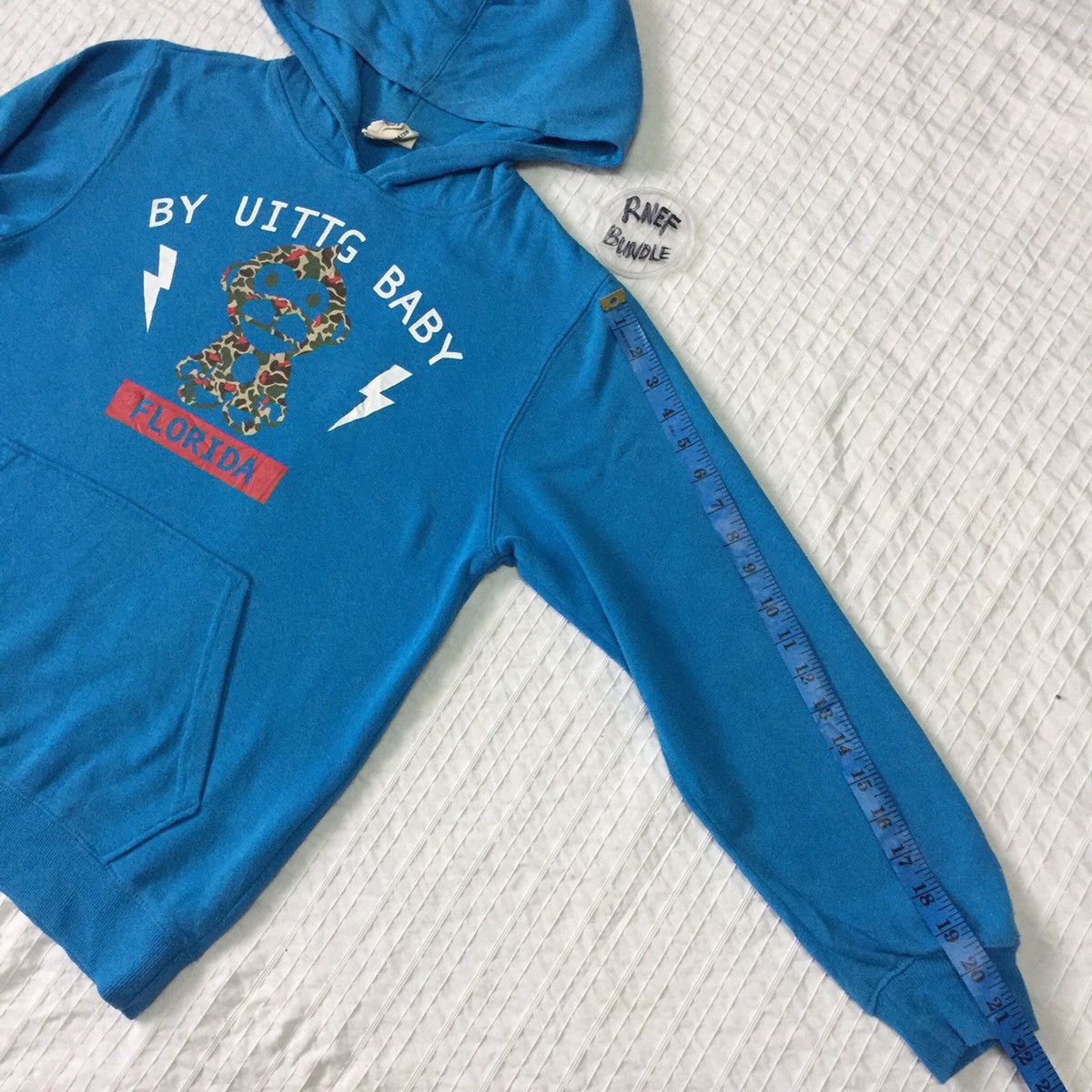 Japanese Brand UITTG BABY Hoodie Spell Out Big Design Size US M / EU 48-50 / 2 - 17 Thumbnail