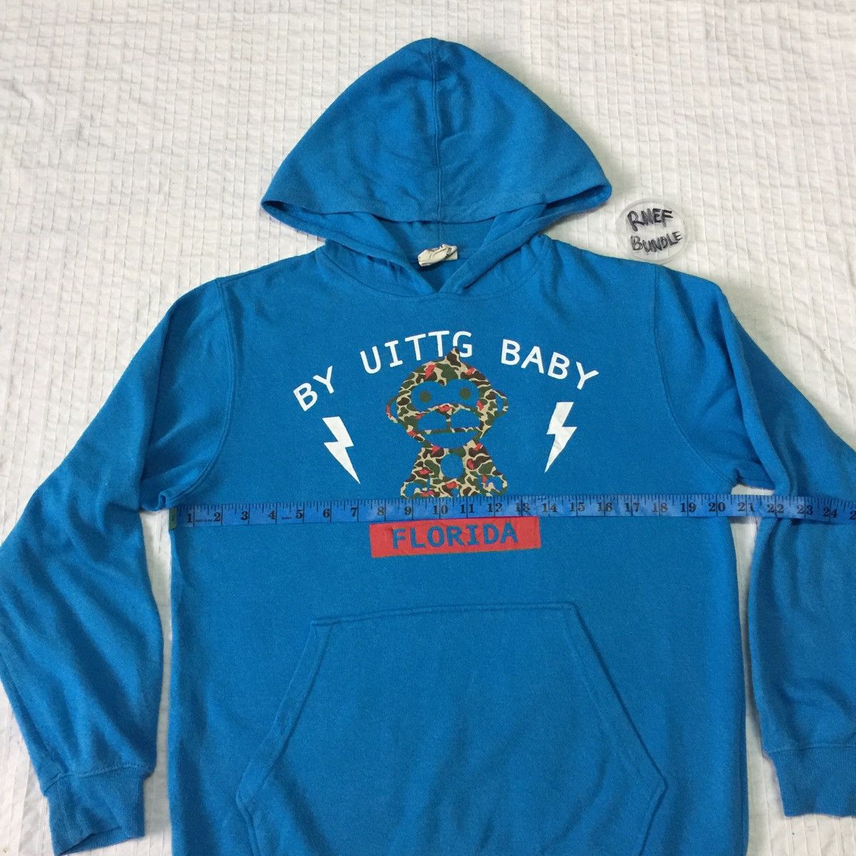 Japanese Brand UITTG BABY Hoodie Spell Out Big Design Size US M / EU 48-50 / 2 - 14 Thumbnail