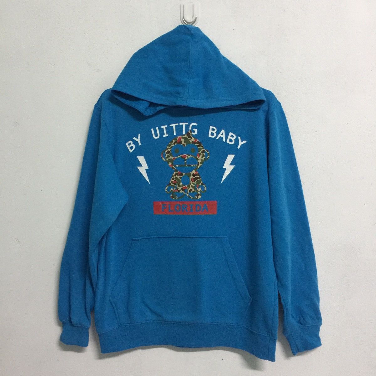 Japanese Brand UITTG BABY Hoodie Spell Out Big Design Size US M / EU 48-50 / 2 - 2 Thumbnail