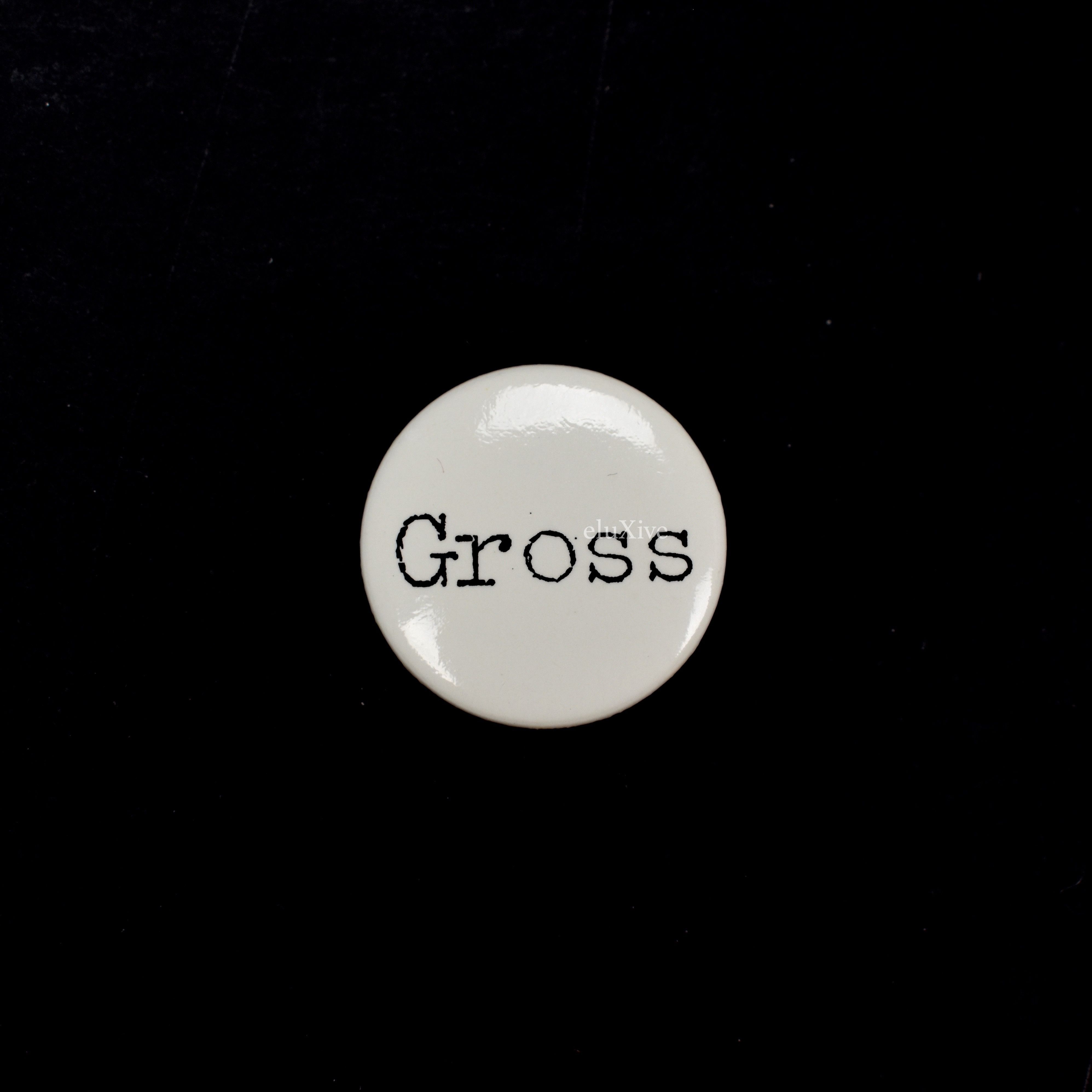 Pre-owned Supreme White Gross Logo Pin Ds
