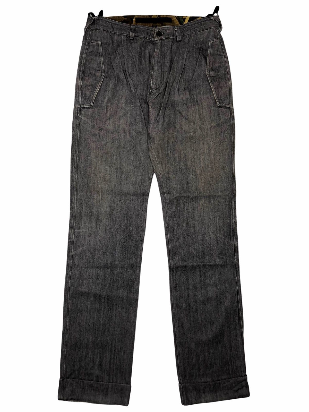 Beauty Beast × Griffin Griffin - Strap Pocket Denim Pants Size US 31 - 1 Thumbnail