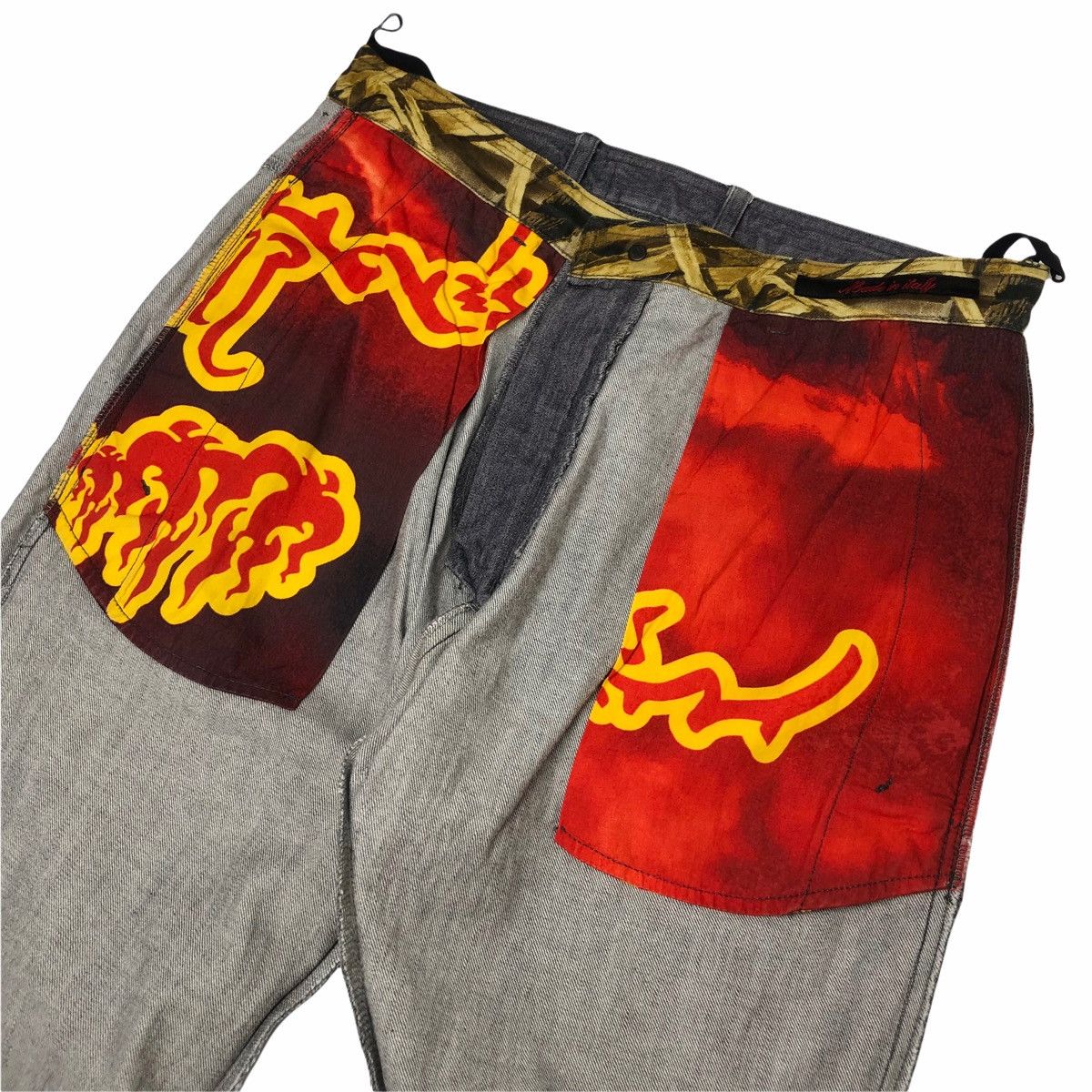 Beauty Beast × Griffin Griffin - Strap Pocket Denim Pants Size US 31 - 8 Thumbnail
