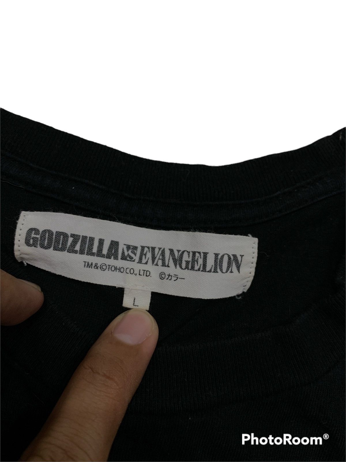Anime × Cartoon Network × Japanese Brand GODZILLA X EVANGELION ANIME SHIRT Size US M / EU 48-50 / 2 - 5 Thumbnail