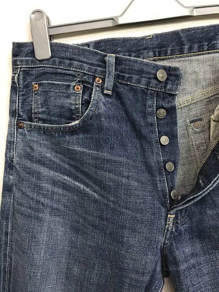 Levi's Vintage Clothing VTG LVC 503B XX E Selvedge Leather Patch Distressed Denim Size US 33 - 6 Thumbnail