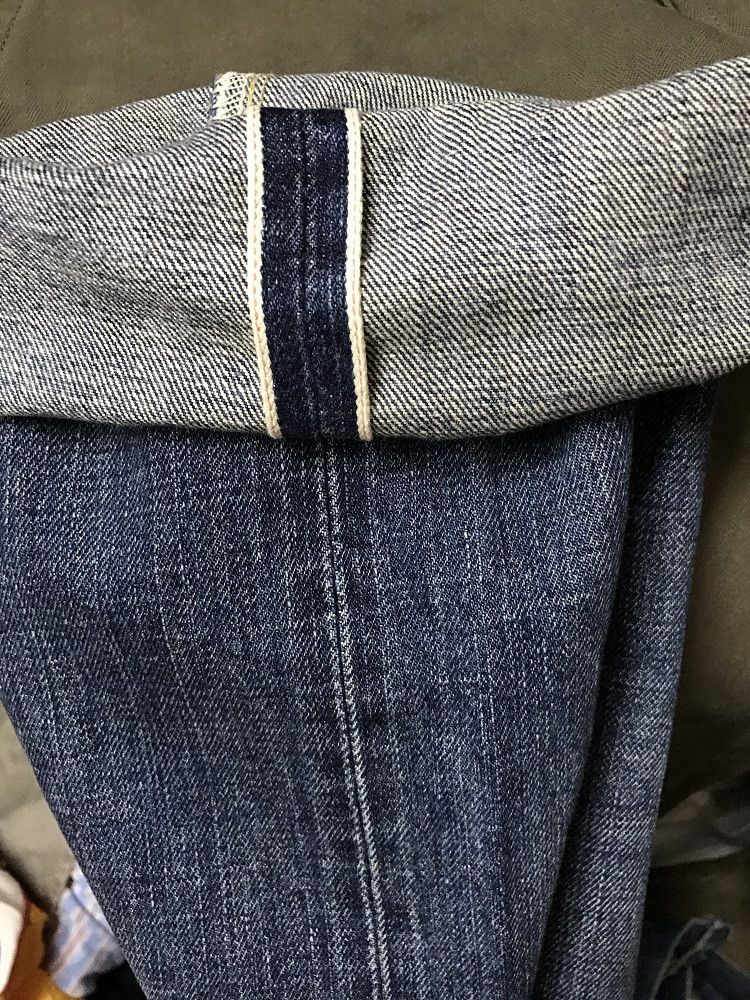 Levi's Vintage Clothing VTG LVC 503B XX E Selvedge Leather Patch Distressed Denim Size US 33 - 12 Thumbnail