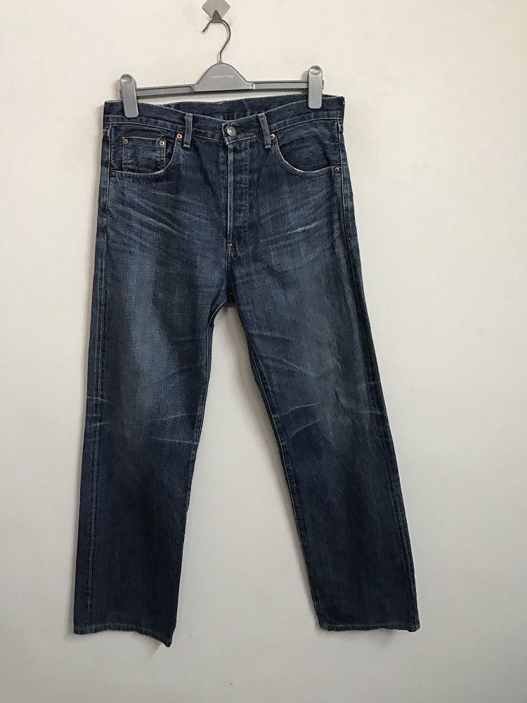 Levi's Vintage Clothing VTG LVC 503B XX E Selvedge Leather Patch Distressed Denim Size US 33 - 7 Thumbnail