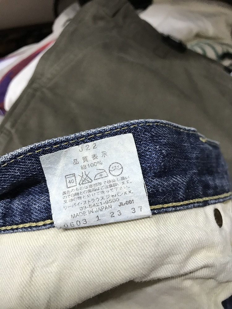 Levi's Vintage Clothing VTG LVC 503B XX E Selvedge Leather Patch Distressed Denim Size US 33 - 11 Thumbnail