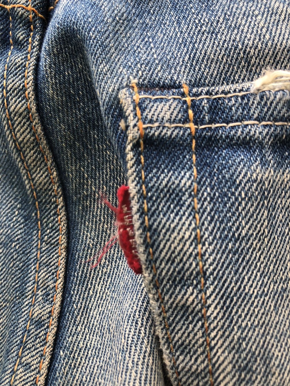 Levi's Vintage Clothing Vintage Japan LVC Levi’s 501 E Distressed Denim Selvedge Size US 29 - 17 Thumbnail