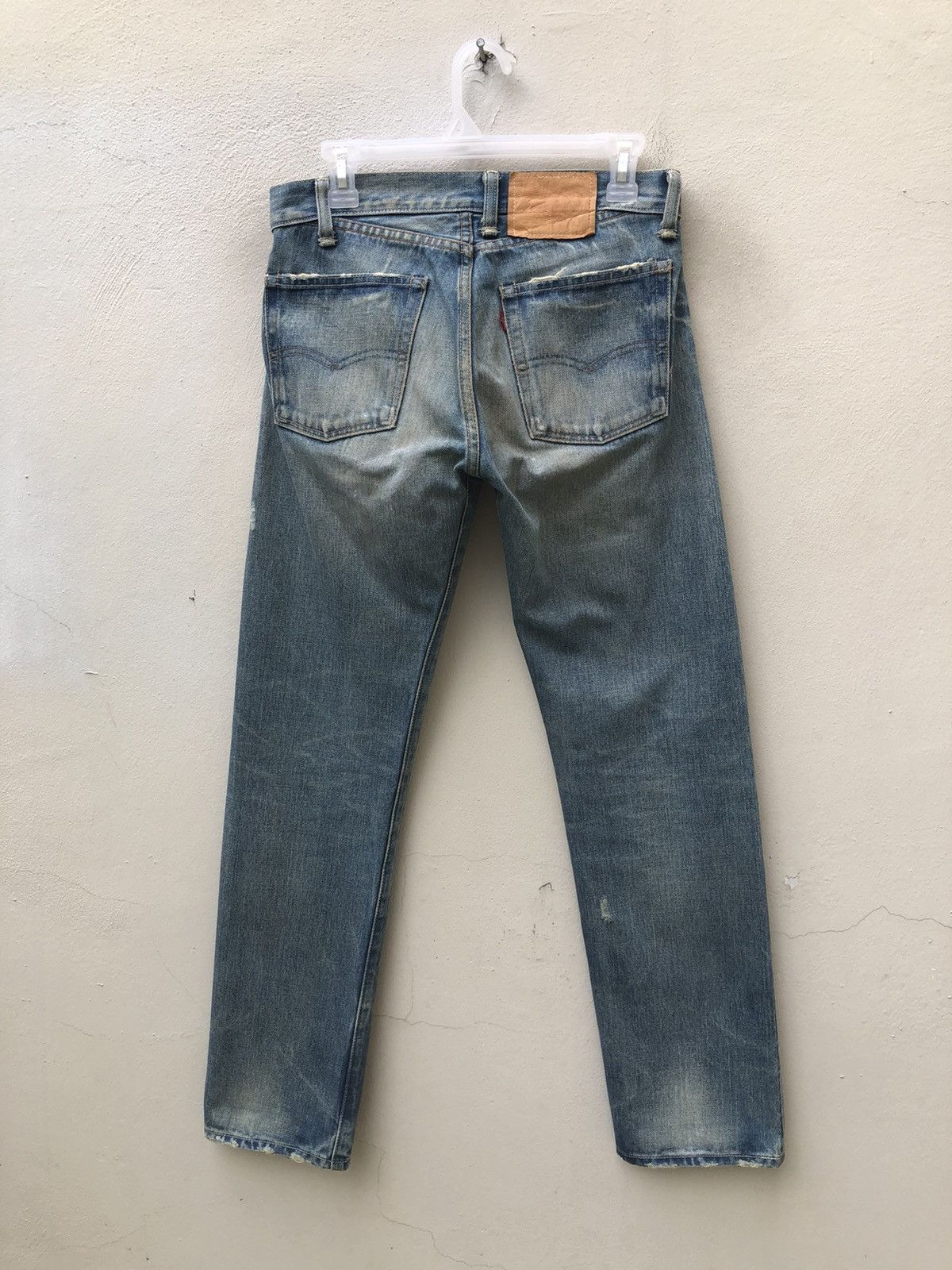 Levi's Vintage Clothing Vintage Japan LVC Levi’s 501 E Distressed Denim Selvedge Size US 29 - 10 Thumbnail