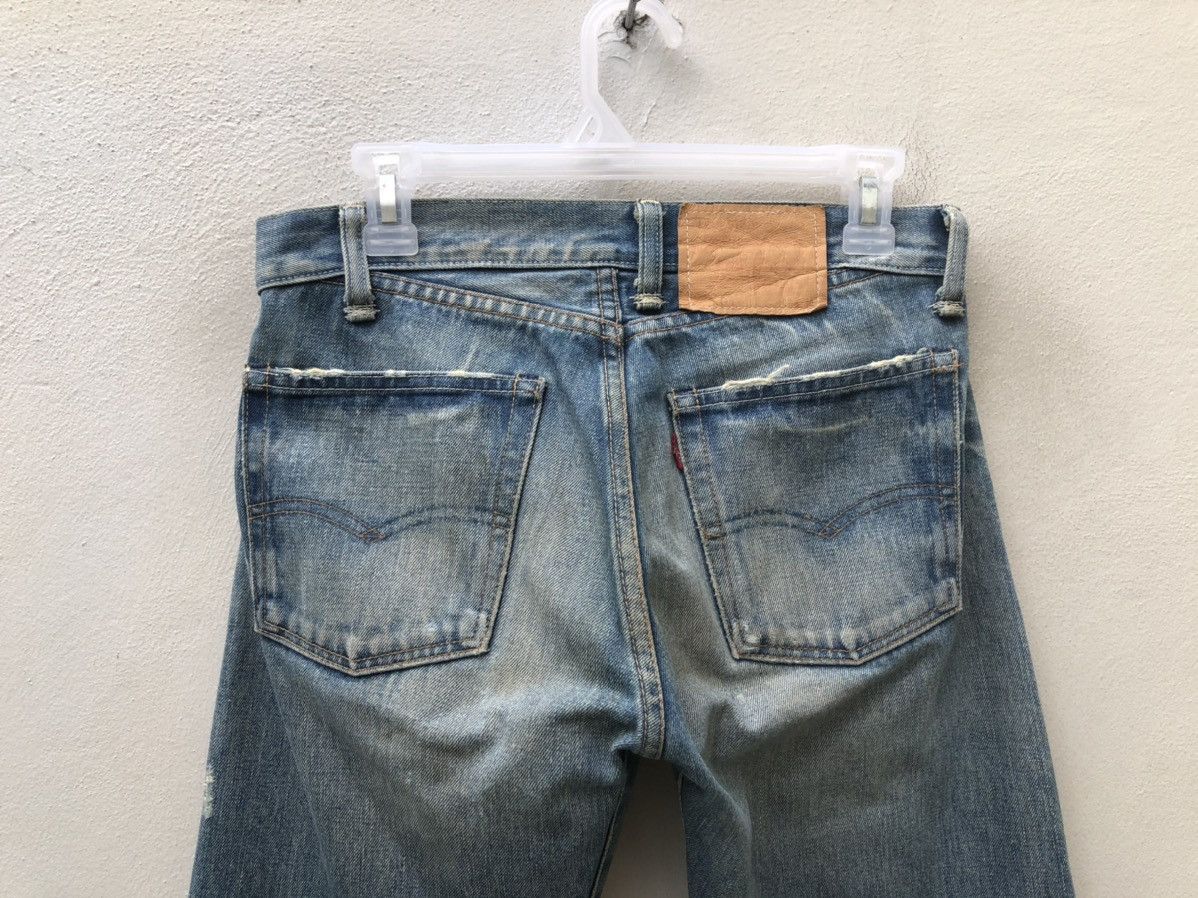 Levi's Vintage Clothing Vintage Japan LVC Levi’s 501 E Distressed Denim Selvedge Size US 29 - 11 Thumbnail