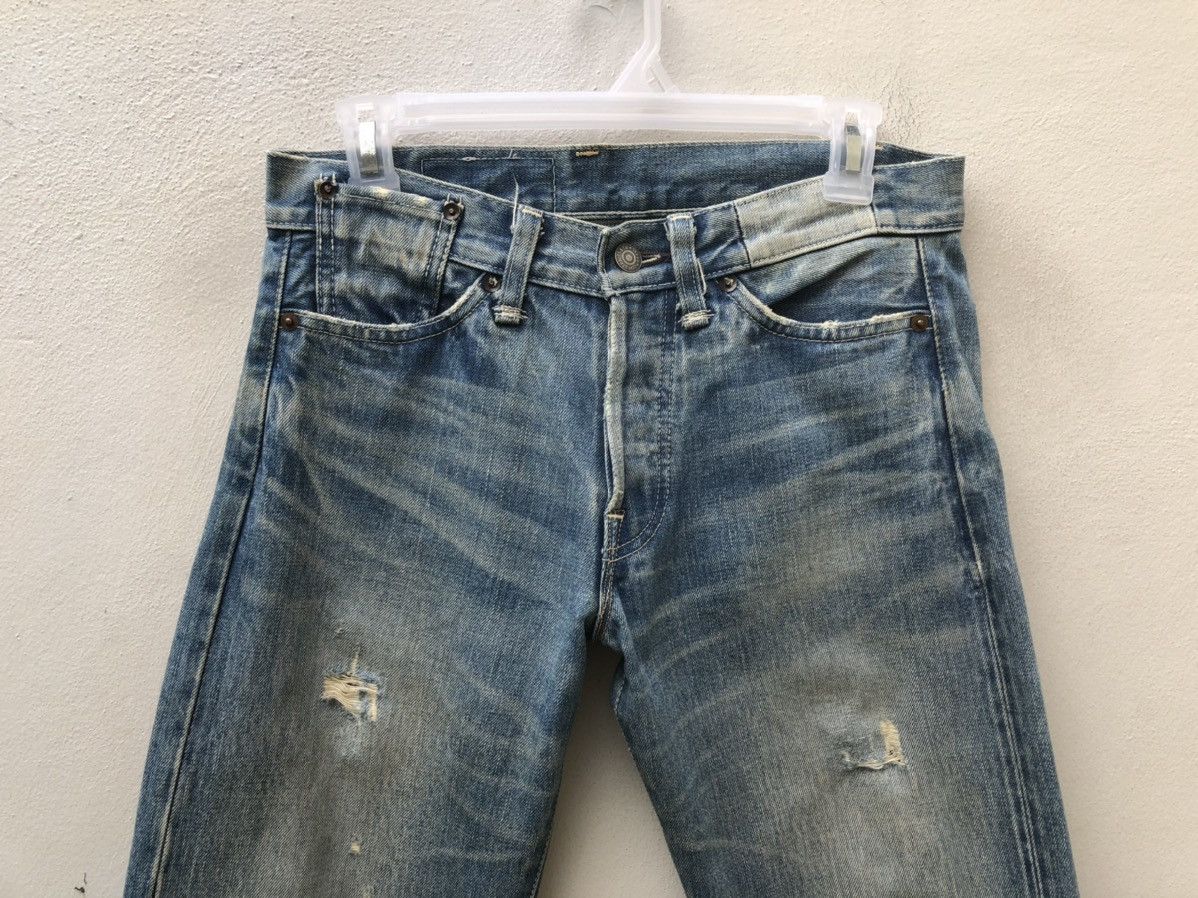 Levi's Vintage Clothing Vintage Japan LVC Levi’s 501 E Distressed Denim Selvedge Size US 29 - 2 Thumbnail