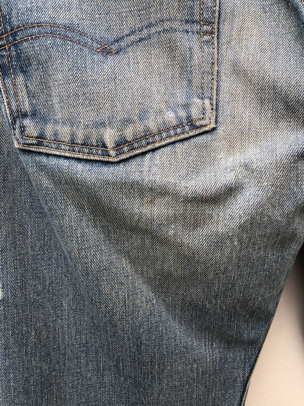 Levi's Vintage Clothing Vintage Japan LVC Levi’s 501 E Distressed Denim Selvedge Size US 29 - 14 Thumbnail