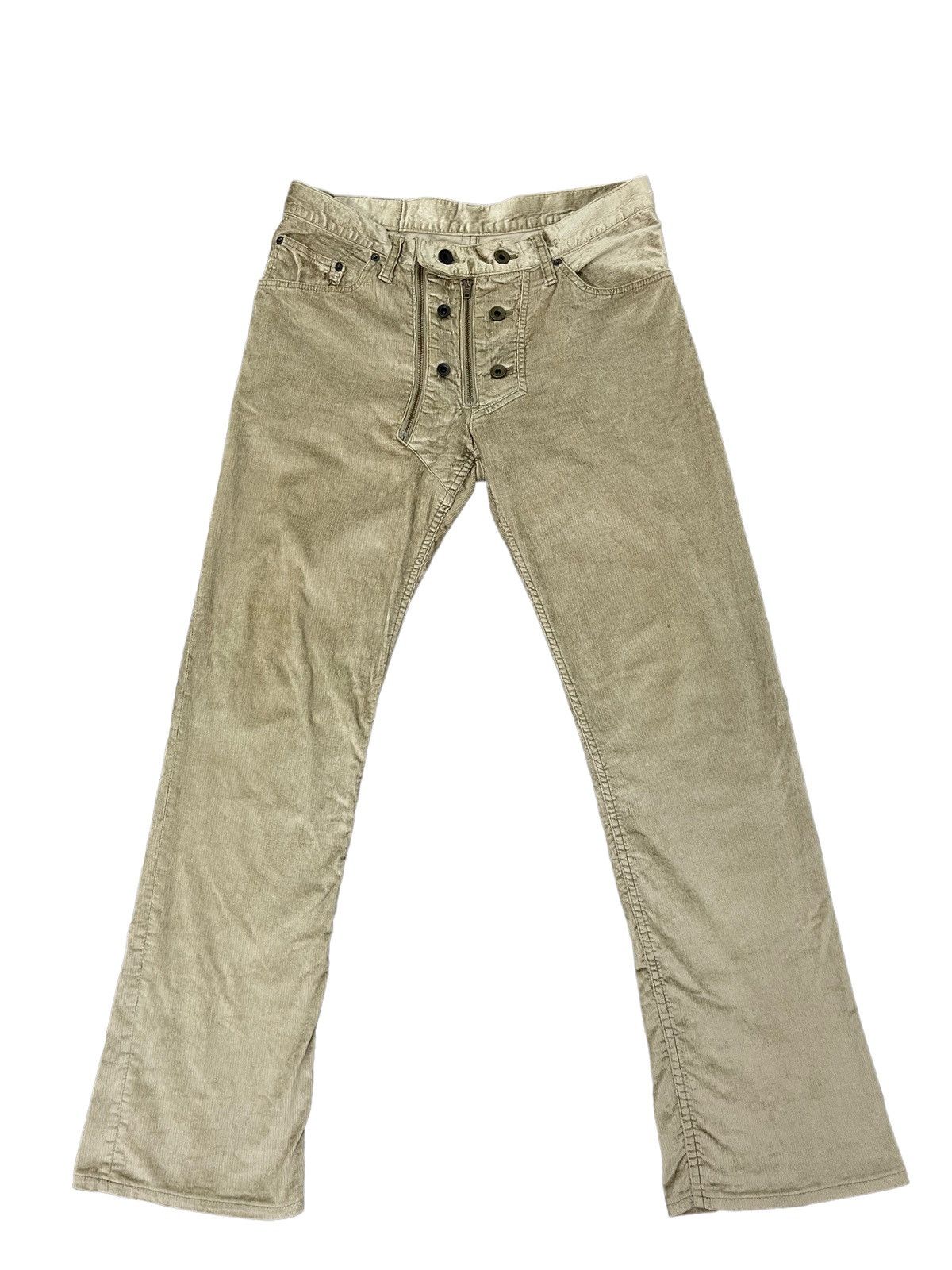 Le Grande Bleu (L.G.B.) Rayon Corduroy Jeans LGB Slim Stretch Straight 4🟦0 Size US 33 - 12 Thumbnail
