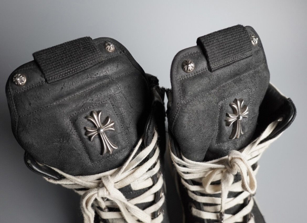 Chrome Hearts × Rick Owens CHROME HEARTS RICK OWENS GEOBASKETS Size US 7.5 / EU 40-41 - 3 Thumbnail