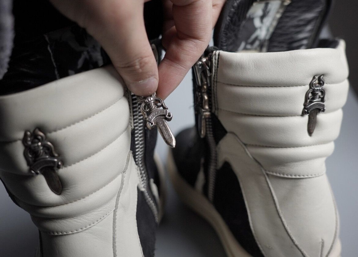 Chrome Hearts × Rick Owens CHROME HEARTS RICK OWENS GEOBASKETS Size US 7.5 / EU 40-41 - 6 Thumbnail